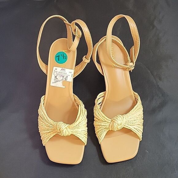 BRAND NEW KENSIE KAIKO SQUARE OPEN TOE BLOCK HEEL SANDAL - Picture 3 of 16